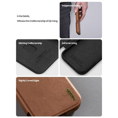 Nillkin iPhone 17 Pro/iPhone 18 Pro Fodral Qin Pro Svart