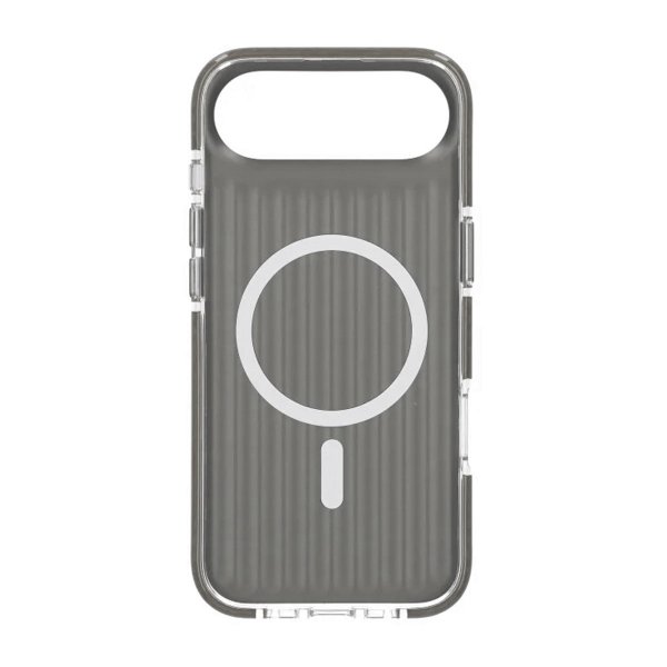 iPhone Air Skal Korrugerad MagSafe Transparent Svart