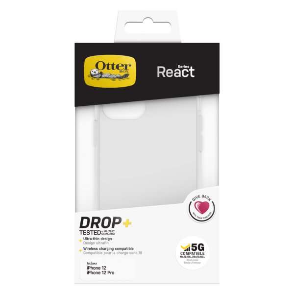 Otterbox iPhone 12/iPhone 12 Pro Skal React Transparent