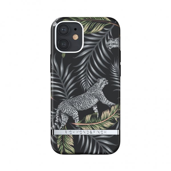 Richmond & Finch iPhone 12 Mini Skal Silver Jungle