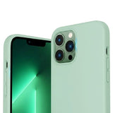 Rvelon iPhone 12/iPhone 12 Pro Skal Silikon Grön