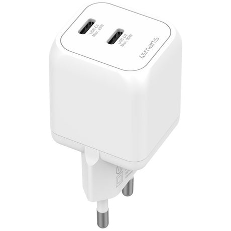 4smarts Väggladdare PDPlug SiC 45W 2xUSB-C