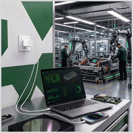 4smarts Väggladdare PDPlug SiC 45W 2xUSB-C