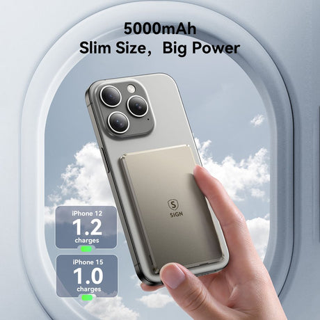 SiGN MagSafe-powerbank Ultra Slim 5000 mAh 20W
