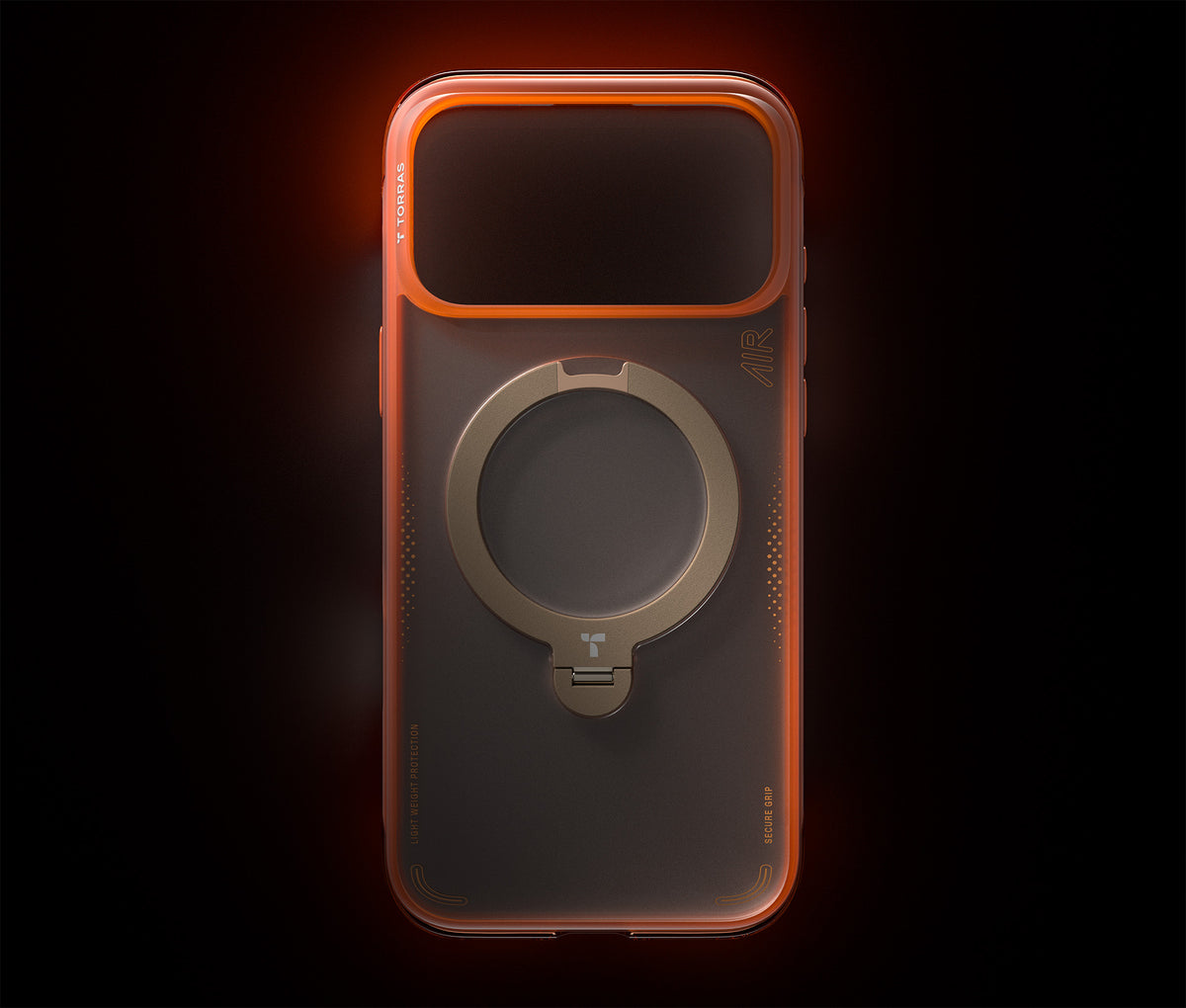 Torras iPhone 17 Pro Max Skal Ostand Q3 Air Energy Orange