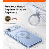 Torras iPhone Air Skal Ostand Q3 Spin Transparent