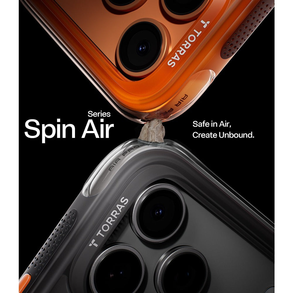 Torras iPhone 17 Pro Max Skal Ostand Q3 Air Shadow Black