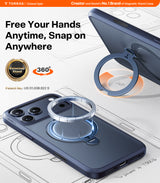 Torras iPhone 17 Pro Max Skal Ostand Q3 Spin Deep Blue