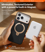 Torras iPhone 17 Pro Max Skal Ostand Q3 Vegskin Obsidian Black
