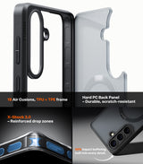 Torras Samsung Galaxy S26 Skal Ostand Q3 Spin Obsidian Black