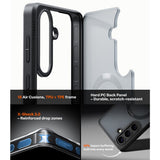 Torras Samsung Galaxy S26 Skal Ostand Q3 Spin Obsidian Black