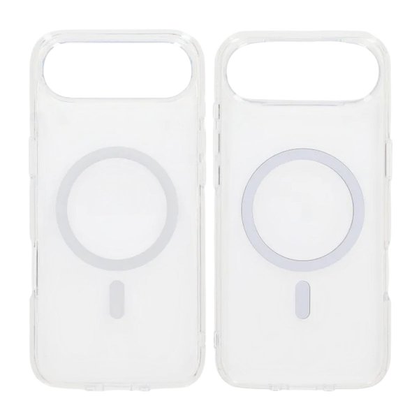 iPhone Air Skal TPU MagSafe Vit Transparent