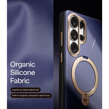 Torras Samsung Galaxy S26 Ultra Skal Ostand Q3 Vegskin Dark Purple