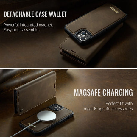 CaseMe iPhone 13 Fodral C49 Series Brun