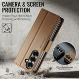 CaseMe Samsung Galaxy Z Fold 8 Ultra Fodral 023 Series Brun