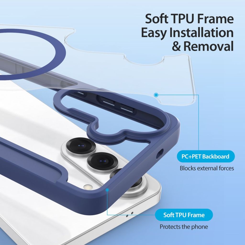 Dux Ducis Samsung Galaxy S26 Fodral Skin X Pro Series MagSafe Blå
