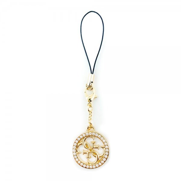 Guess 4G Metal Charm Rhinestones Guld