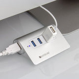 Satechi USB 3.0 Hubb av aluminium 4 portar Silver
