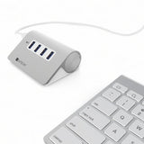 Satechi USB 3.0 Hubb av aluminium 4 portar Silver