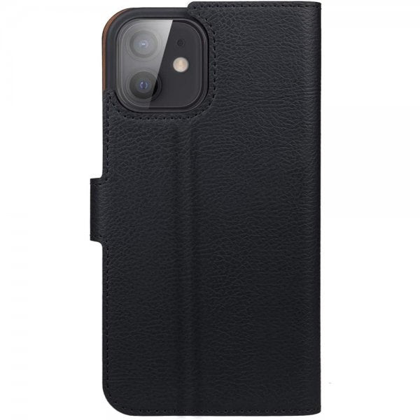 Xqisit iPhone 12/iPhone 12 Pro Fodral Slim Wallet Selection Svart