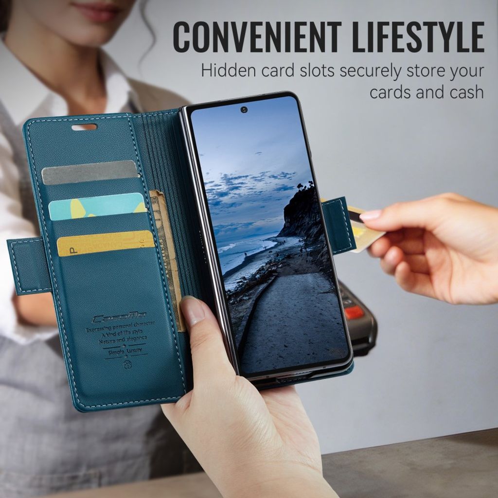 CaseMe Samsung Galaxy Z Fold 8 Ultra Fodral 023 Series Blå