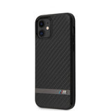 BMW iPhone 12 Mini Skal Carbon & Alu Svart