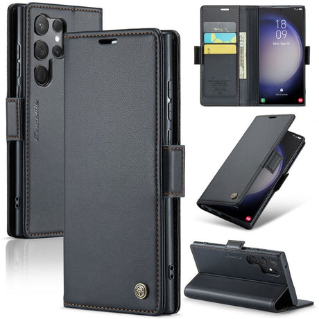 CaseMe Samsung Galaxy S24 Ultra Fodral 023 Series Svart