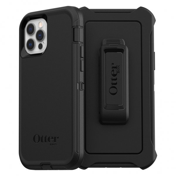 Otterbox iPhone 12/iPhone 12 Pro Skal Defender Svart