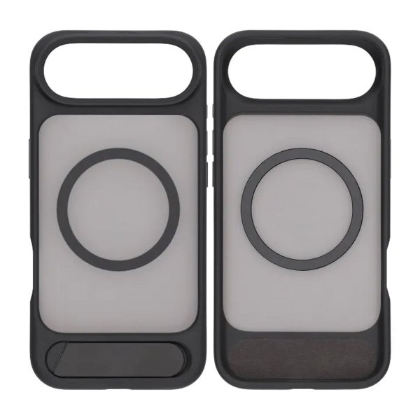 Rvelon iPhone Air Skal med Stativ Svart