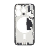 Mittenram med smådelar för iPhone 15 Pro - Vitt Titan OEM