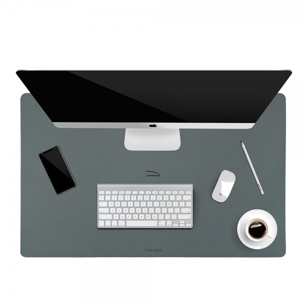 Tucano Skrivbordsmatta Desk Pad 67x42 cm Mörkgrå