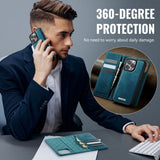 CaseMe iPhone 13 Pro Fodral C49 Series Grön