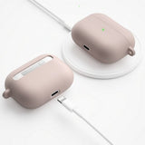 KeyBudz AirPods Pro Skal PodSkinz HyBridShell Series Keychain Case Pastellrosa
