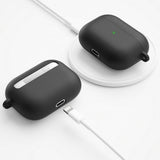 KeyBudz AirPods Pro Skal PodSkinz HyBridShell Series Keychain Case Svart