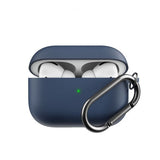 KeyBudz AirPods Pro Skal PodSkinz HyBridShell Series Keychain Case Midnattsblå