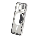 Mittenram med smådelar för iPhone 15 Pro - Vitt Titan OEM