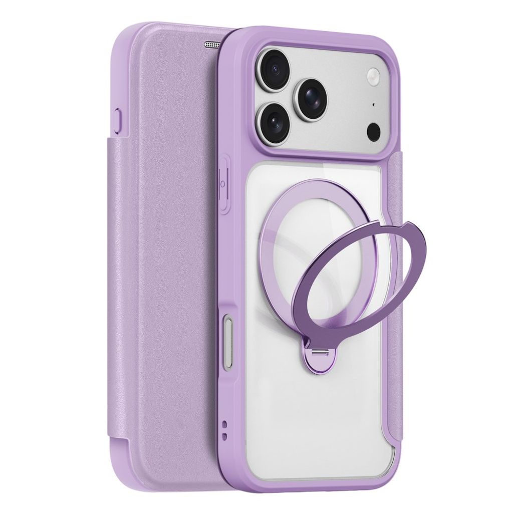 Dux Ducis iPhone 17 Pro Max/18 Pro Max Fodral Skin X Pro Series Kickstand MagSafe Lila