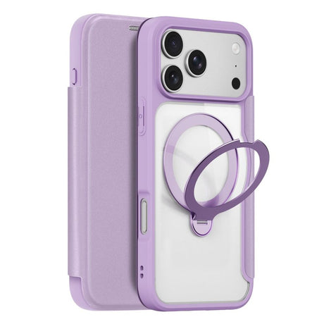 Dux Ducis iPhone 17 Pro Max/18 Pro Max Fodral Skin X Pro Series Kickstand MagSafe Lila