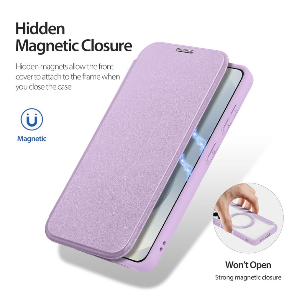 Dux Ducis Samsung Galaxy S26 Plus Fodral Skin X Pro Series MagSafe Lila