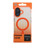 iPhone 17 Skal Korrugerad MagSafe Orange