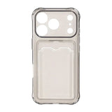 iPhone 17 Pro Skal Korthållare Transparent Svart