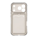 iPhone 17 Pro Skal Korthållare Transparent Svart