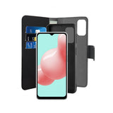 Puro Samsung Galaxy A32 5G Fodral Wallet Detachable 2 in 1 Svart