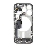 Mittenram med smådelar för iPhone 15 Pro - Svart Titan OEM