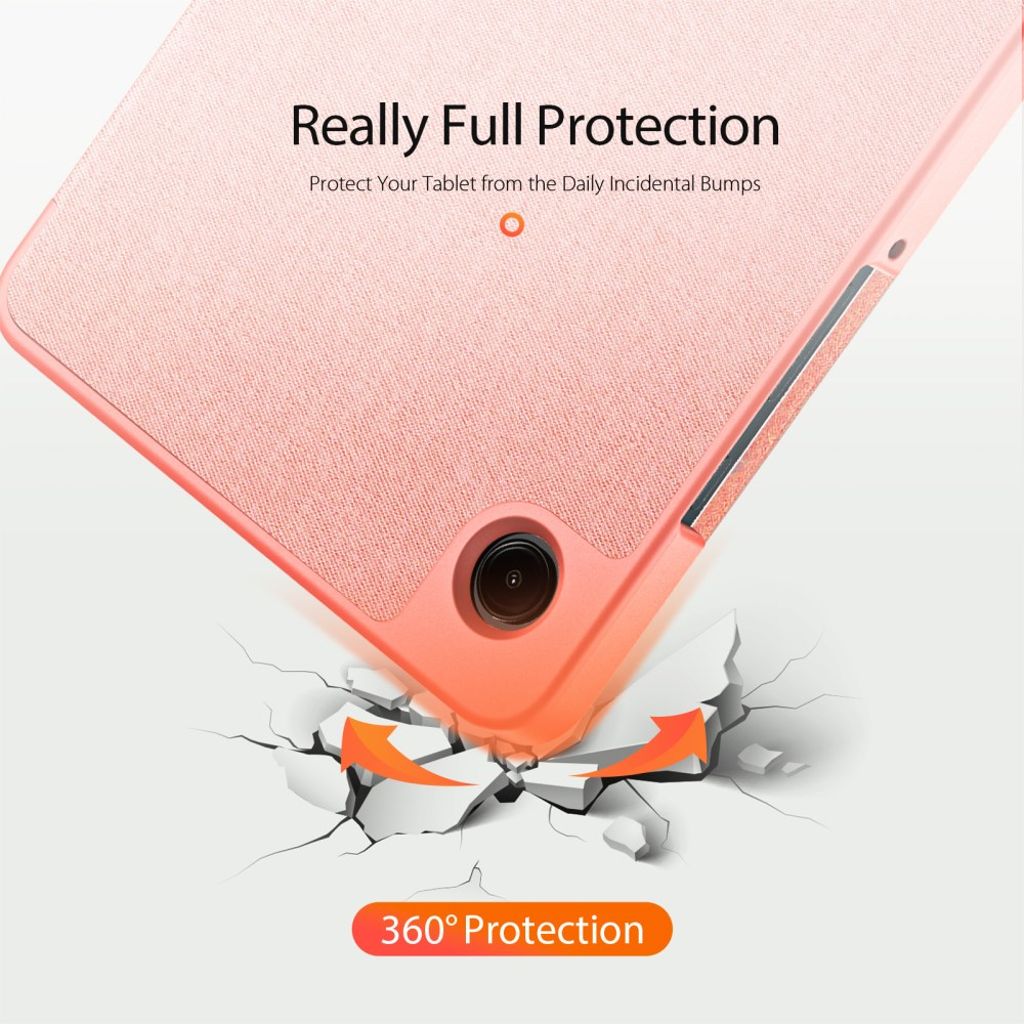 Dux Ducis Samsung Galaxy Tab A9/Galaxy Tab A11 Fodral DOMO Series Rosa