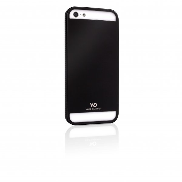 White Diamonds iPhone 5/5S/SE 2016 Skal Metal Svart