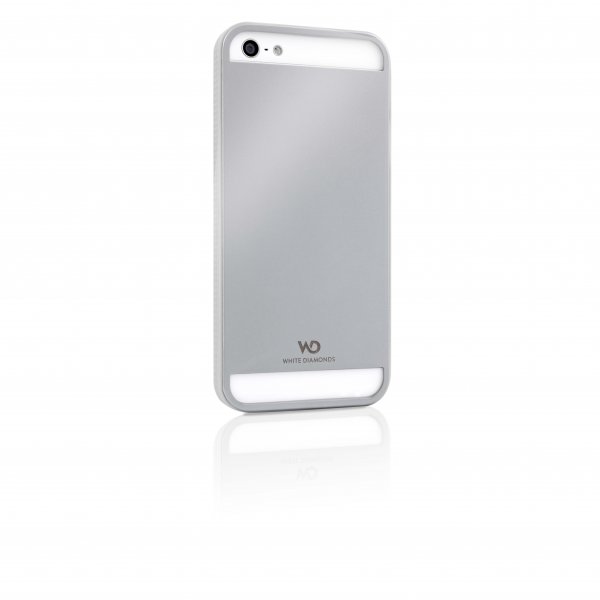 White Diamonds iPhone 5/5S/SE 2016 Skal Metal Silver