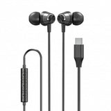 Xqisit Trådade Hörlurar In-Ear Headset USB-C Svart