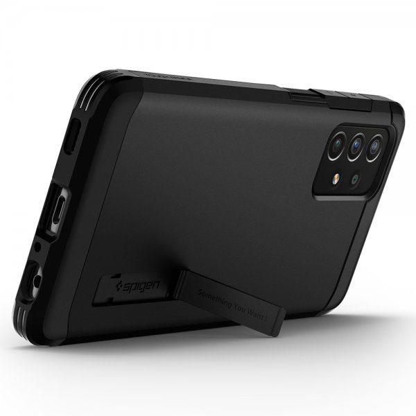 Spigen Samsung Galaxy A72 Skal Tough Armor Svart