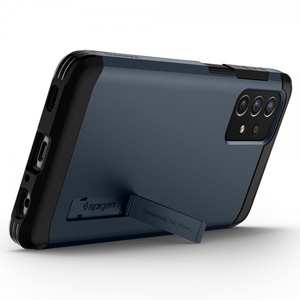 Spigen Samsung Galaxy A72 Skal Tough Armor Metal Slate